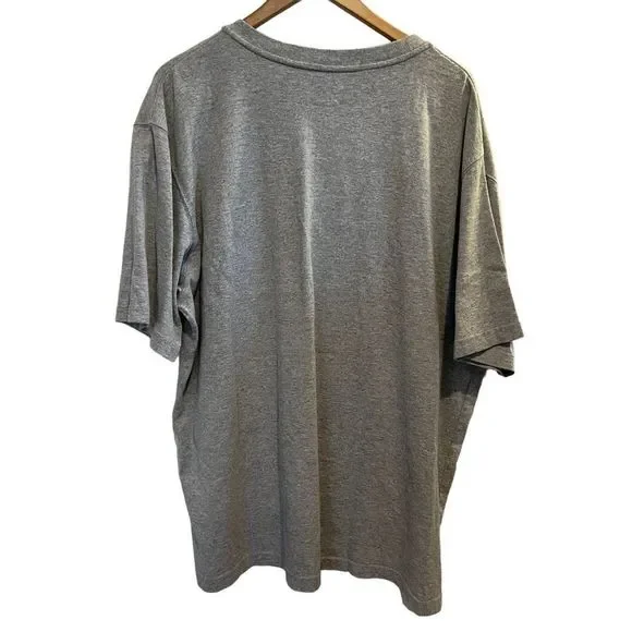 Carhartt Henley Short Sleeve Gray Tee size XL - Picture 2 of 4